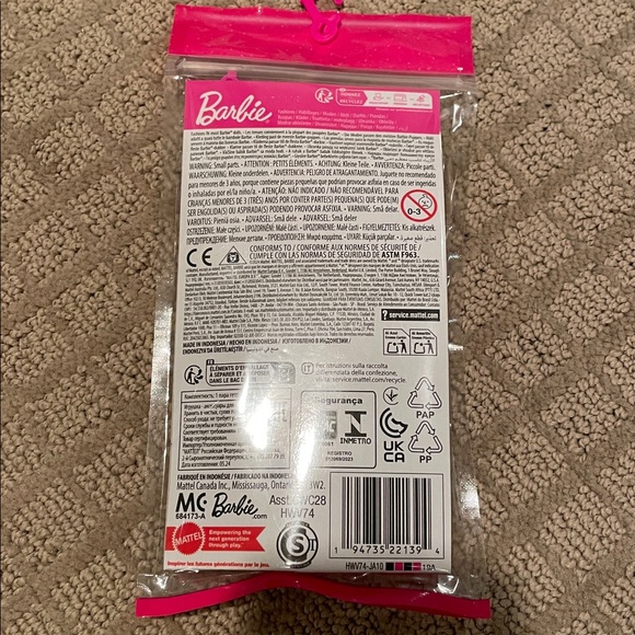 Barbie Hair Accessory Set - Pink and Blue - Picture 2 of 2